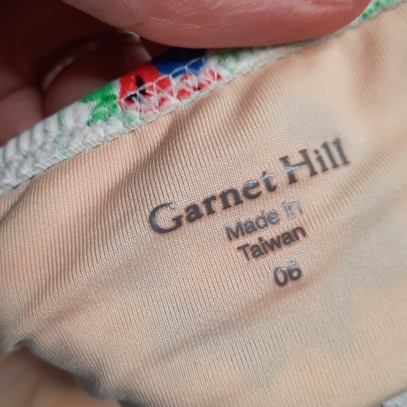 Garnet Hill Signature Lattice Bikini Set 6-8 - Picture 8 of 8